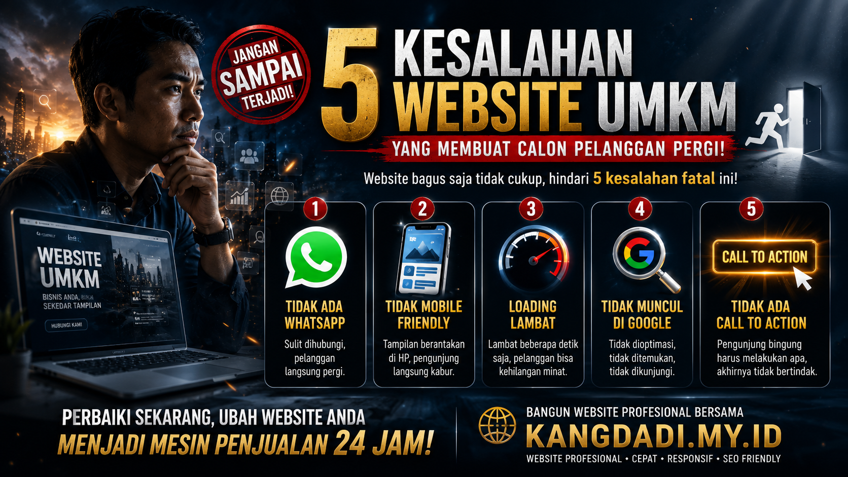 5 Kesalahan Website UMKM yang Membuat Calon Pelanggan Pergi