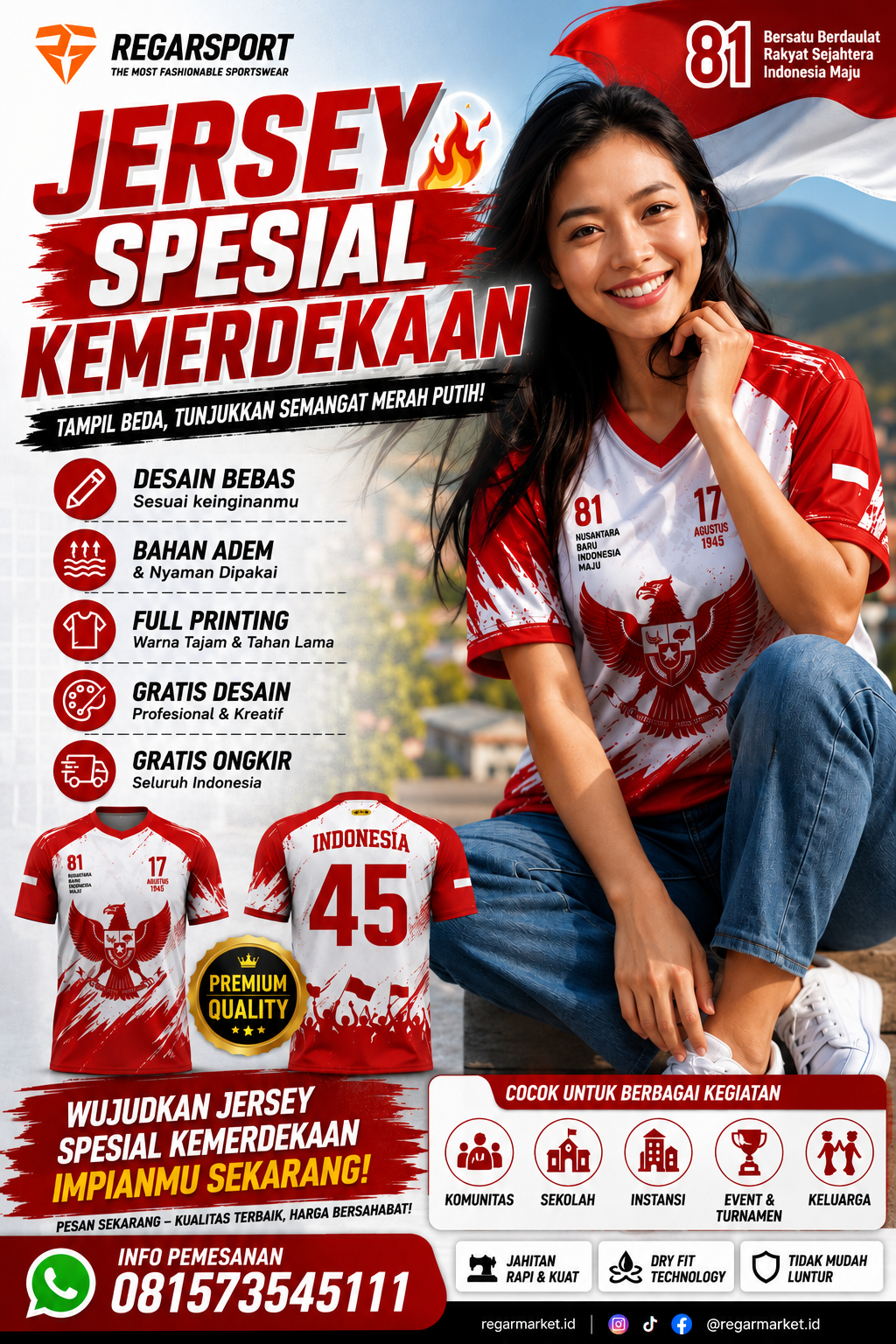 Prompt Video – Jersey Spesial Kemerdekaan 81 Indonesia